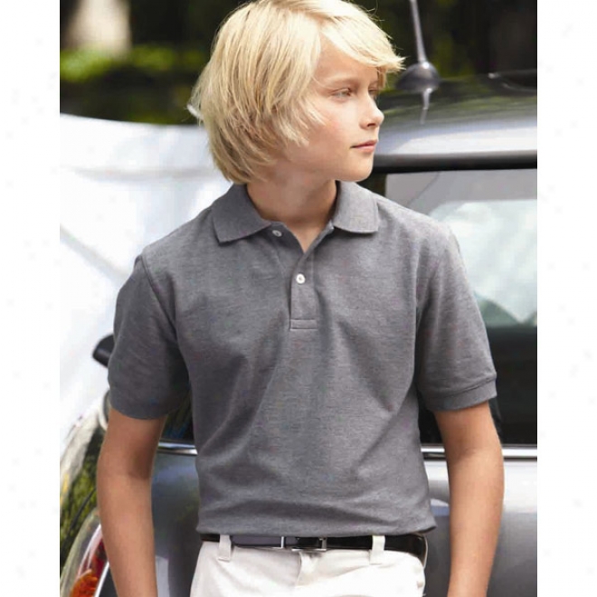 Outer Banks - Youth Essential Blended Pique Sport Shirt