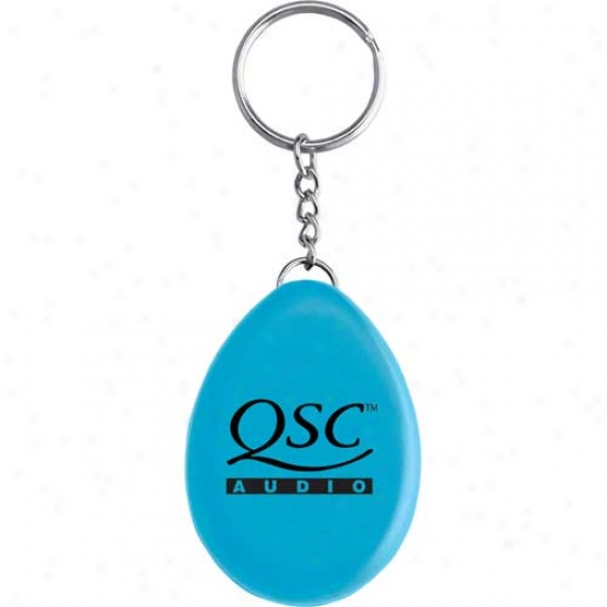 Oval Compass Key Ring