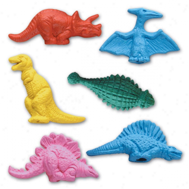 Pencil Top Stock Eraser- Dinosaur Collection