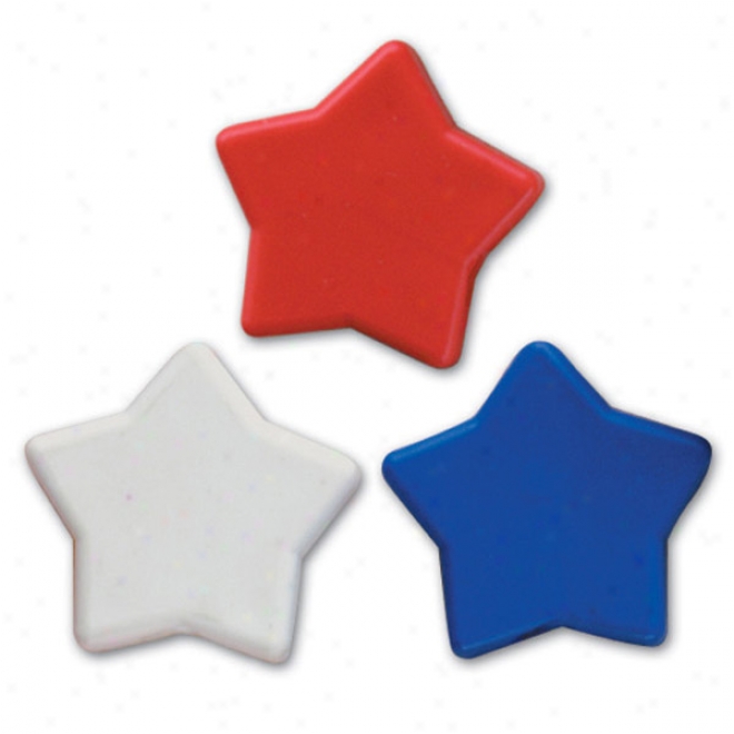 Pencil Top Stock Eraser- Patriotic Stars