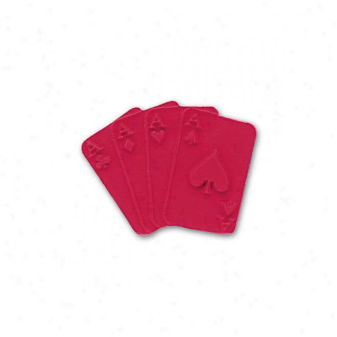 Pencil Top Stock Eraser- Playing Cards