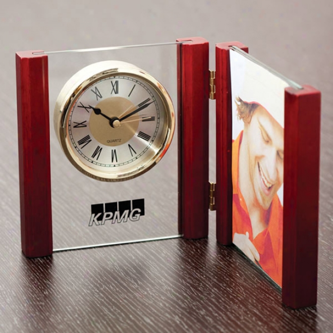 Picture Frame With Alarum Clock