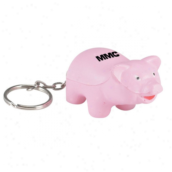 Pig Force Reliever Key Chain