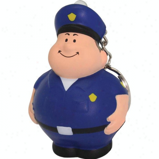 Policeman Bert Squeeizes Keychain