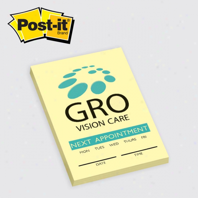 Post-it Custom Printed Notes 2" X 3&quit;, 50-sheets