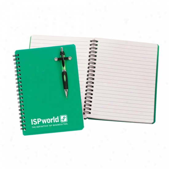 Powell Translucent Notebook W/pen