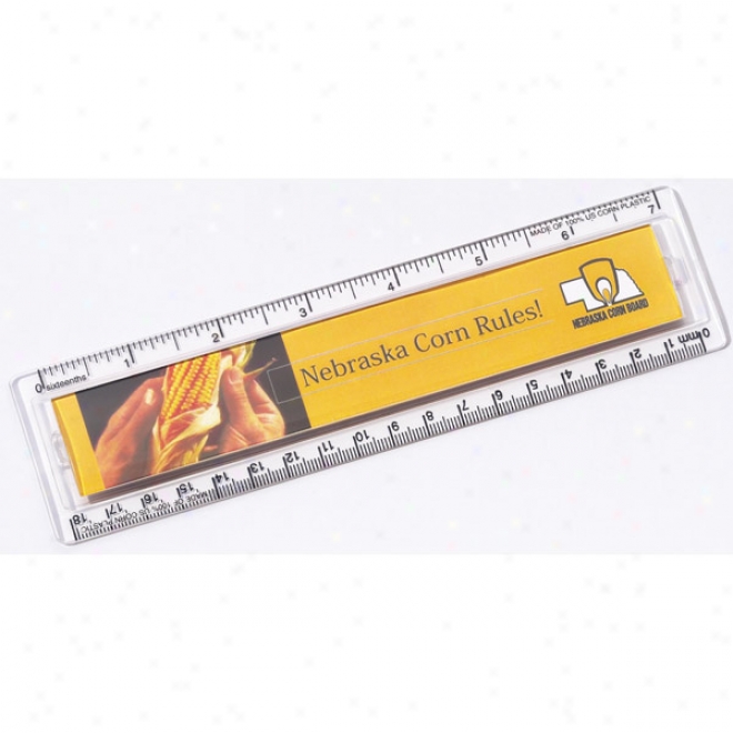 Quickview - Ruler, 7", Made Of 100% U.s. Corn Plastic