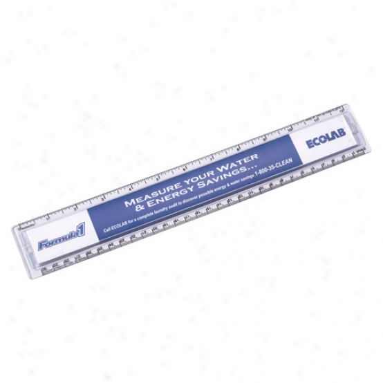 Quickview - Ruler With A 12" Length In 100% U.s. Corn Plastic