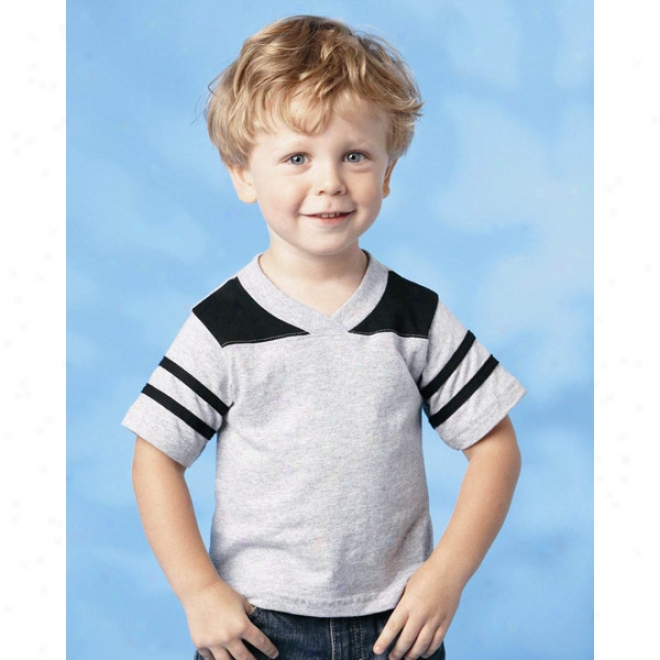 Rabbit Skins Toddler Football T-shirt