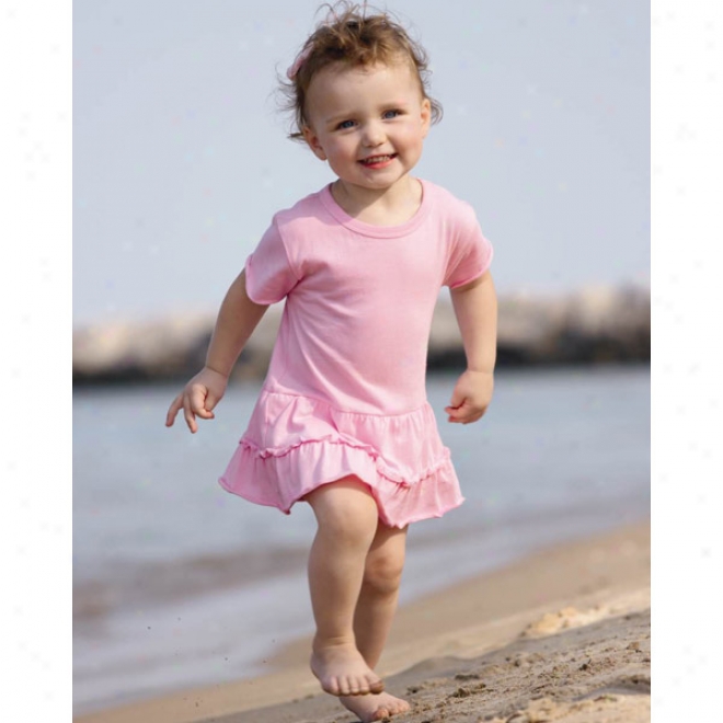 Rabbit Skins Toddler Ruffle Dress