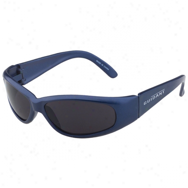 Racer Wrap Blue Silk Sunglass