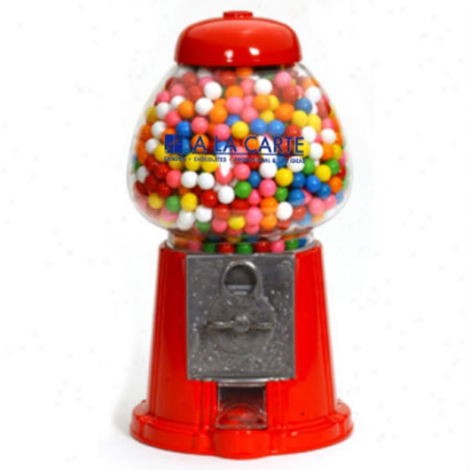 Red King Gumball Machine  Empty