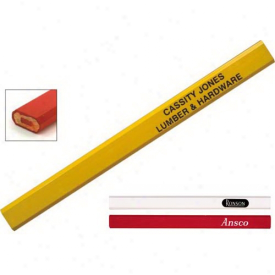 Red Lead Carpenter Pencil