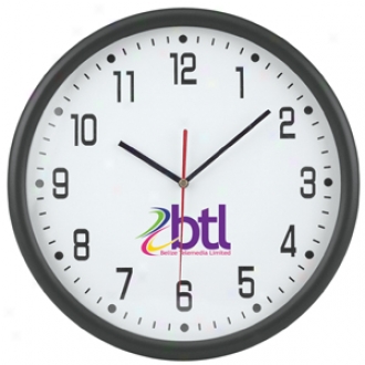 Round Thin Frame Wall Clock