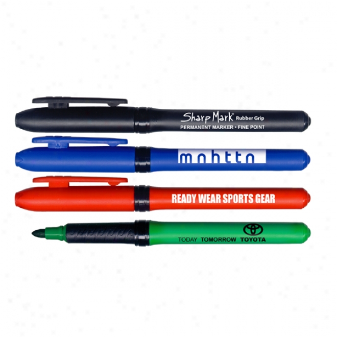 Rubebr Grip Permanent Ink Pocket Markers