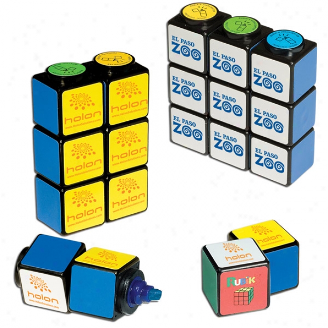 Rubik's Highlighter Set With Magnets