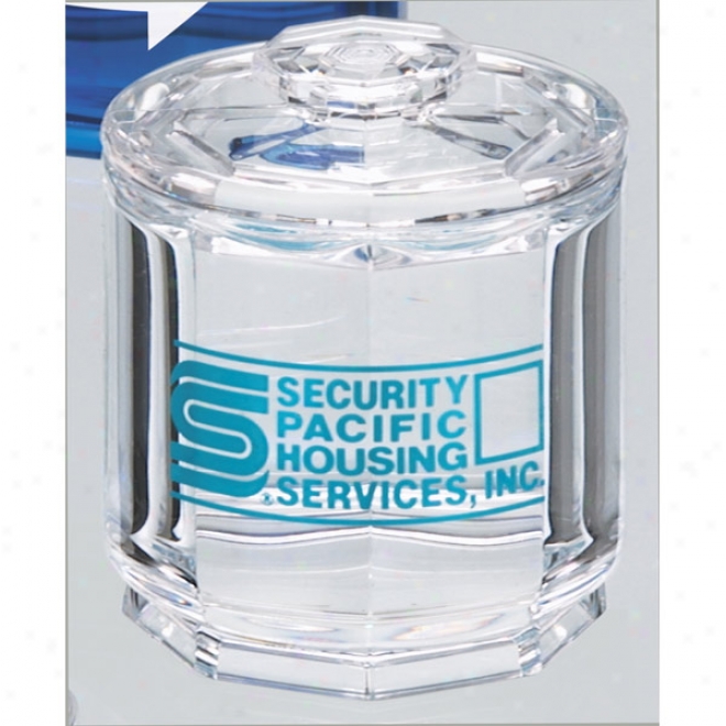 Series 2000 - Clear Acrylic Canister With Lid