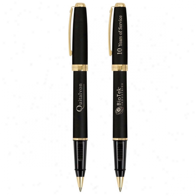 Sheaffer Prelude Coplection  Roller Ball-22k Gold Plate Trim