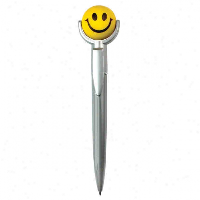 Smiley Squeezie Top Pen
