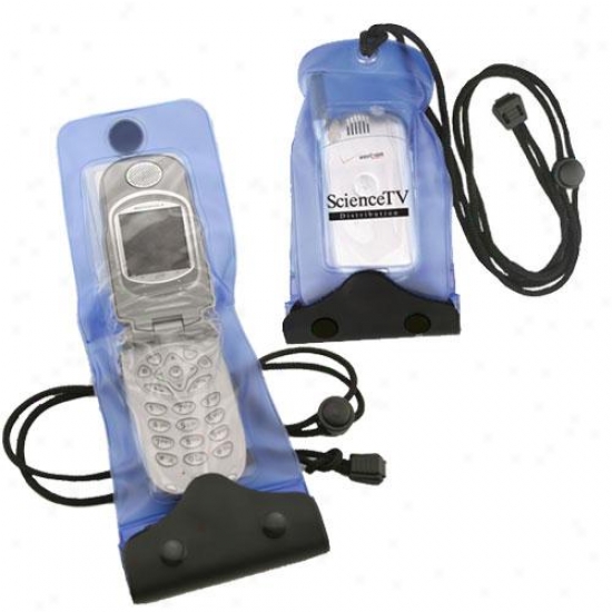 Soft Vinyl Waterproof Pouch For Flip-phones And Valuables