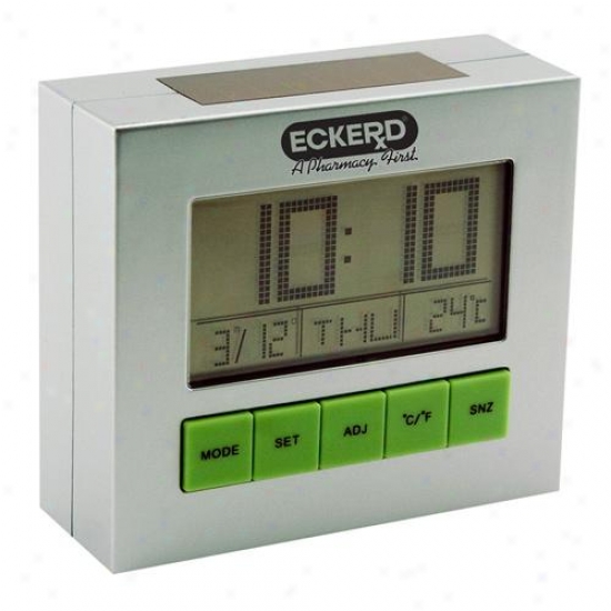 Solar-powered Desk Clock