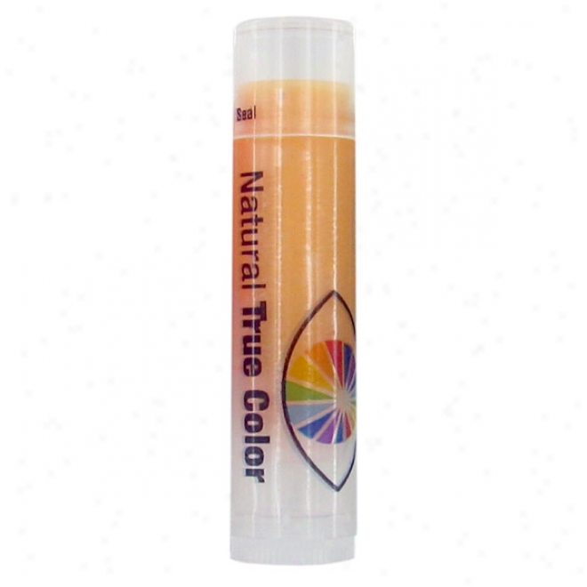 Spf 15 Orange Lip Balm In Clear Tube W/orange Tint