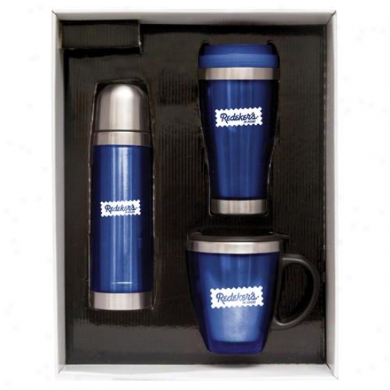 Stainless Acrylic (.50) Liter Vacuum Insulated Bottle, Tumbler And Mug Gift Set