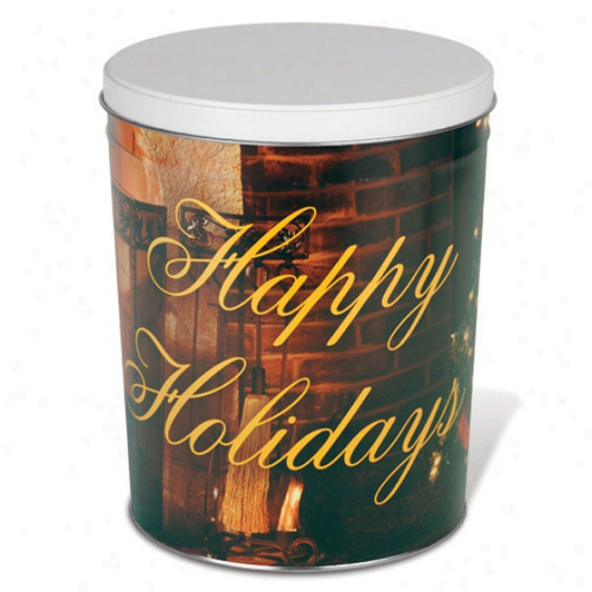 Stock Design 3-gallon Tapered Gift Tin- Empty Tin