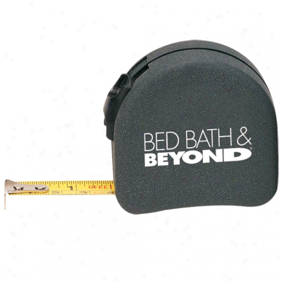 Tape Measure With Retractable Locking Feature And Belt Clip On Back