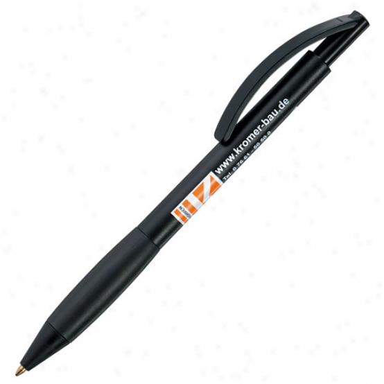 Tech Grip Klio Eterna - Pen With Solid Color, Presserl Clip, Barrel, Grip And Tip