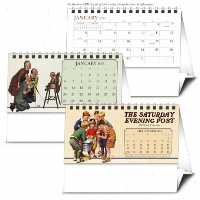 The Saturday Evenin gPost Desk Calendar