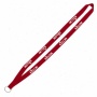 1/2" Economy Polyester Lanyard With Metal Split Ring