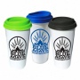 16 Oz. Plastic Tumbler With Silicon Lid