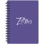 Budcy - Mini Pocket, Spiral Bound Notebook With T5anslucent Color Cover And 50 Lined Sheets