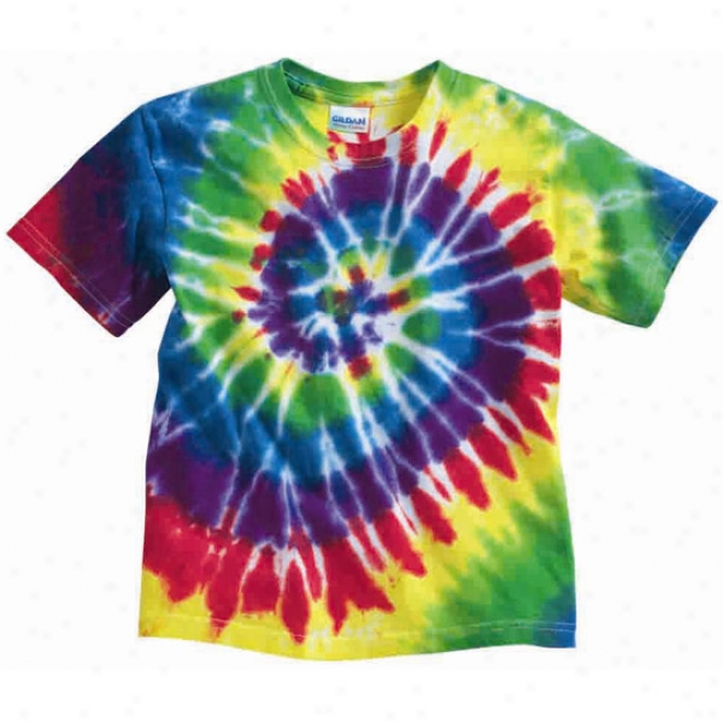 Tie-dyed - Youth MulticolorS piral T-shirt