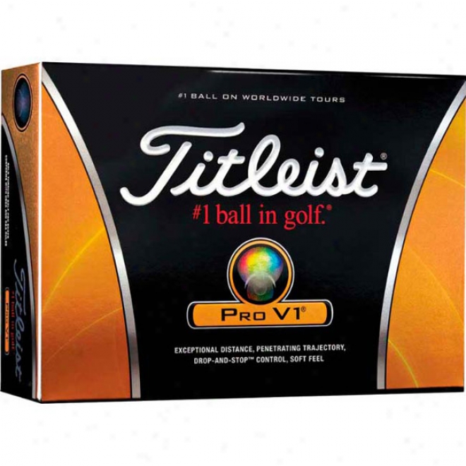 Titeist Pro V1 Golf Ball Std Serv