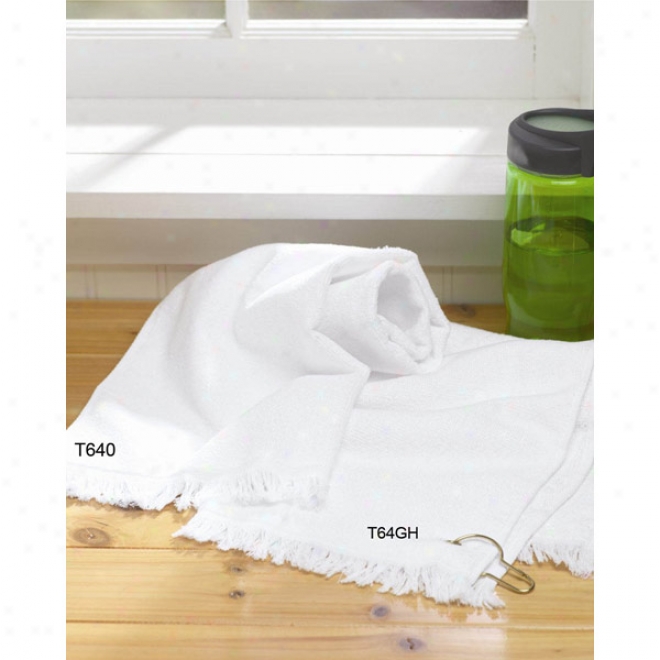 Towels Plus By Anvil Fringed Hand Towel