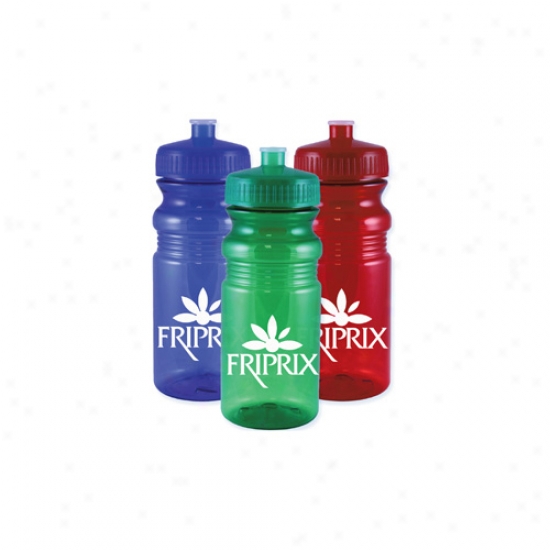 Semi-transparent 20 Oz. Sport Bottle