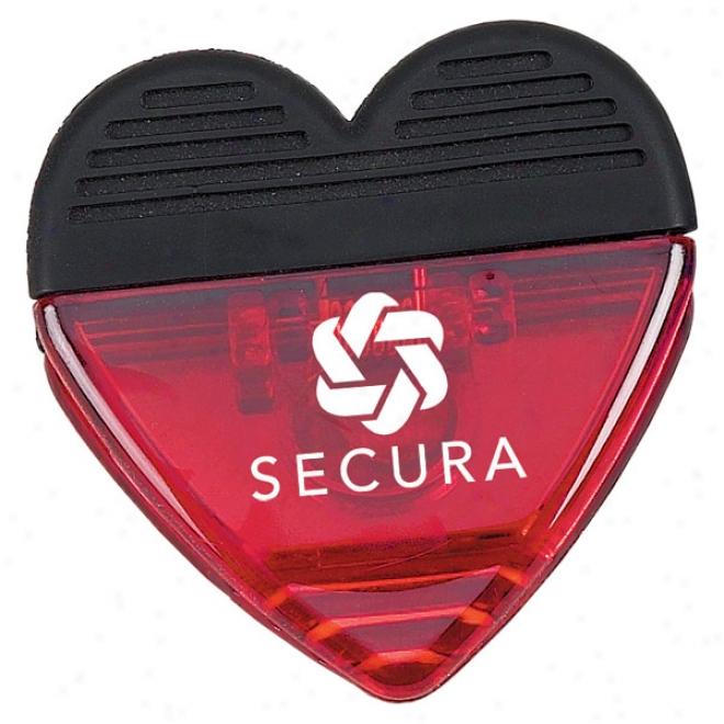 Translucent Magnetic Heart Clip