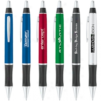 Tri-grip - Ballpoint Pen With Metallic Barrel, Tri-grip With Comfort Groooves