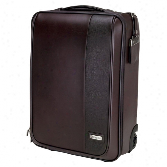 Trieste - Brown Wicked Leather Korean Throw Leather Trolley Case