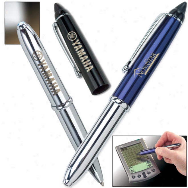 Triplet Lighted Pen With Pda Sttlus