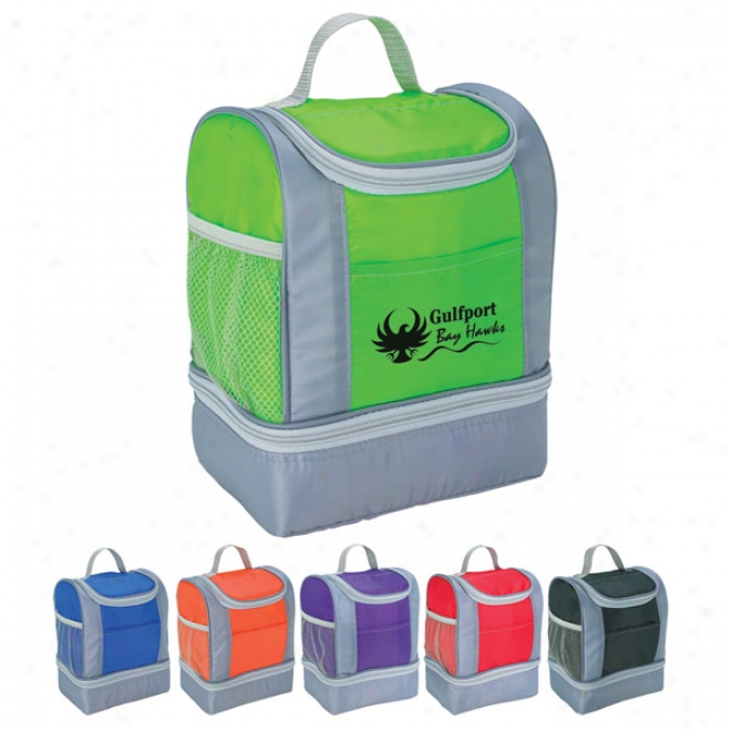 Two-tone Insulated Lunch Bag