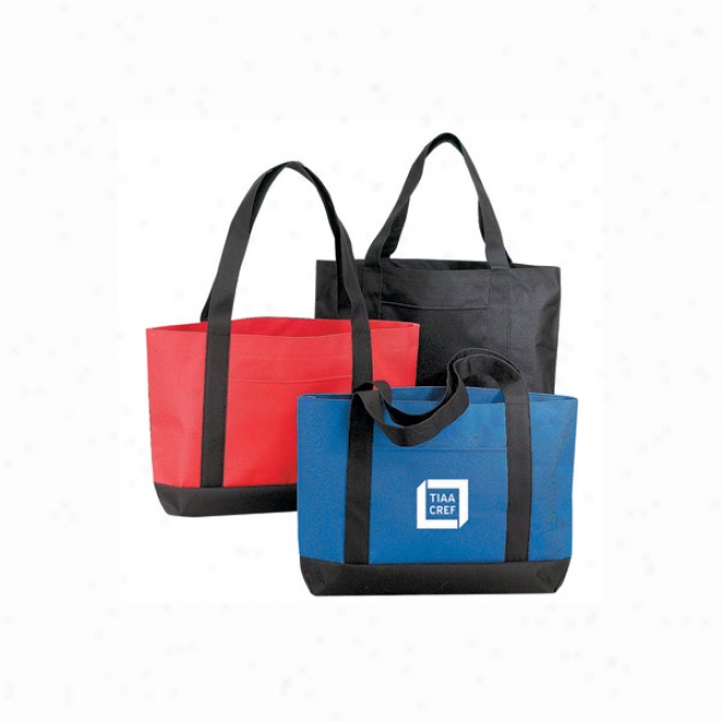 Two-tone Poly Tote