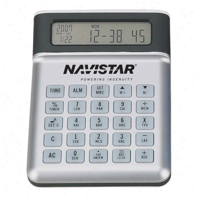 Usb 4 Port Hub Calculator Clock With Expansion String