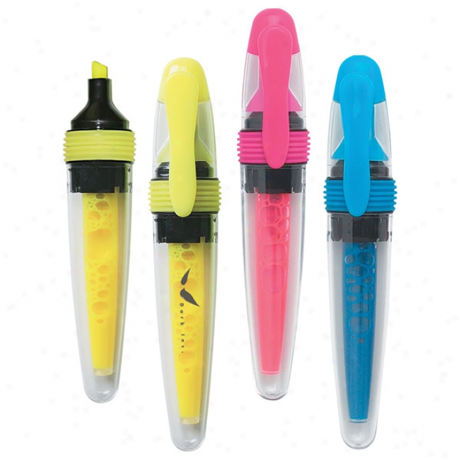 Valve-system Fluorescent Highlighter