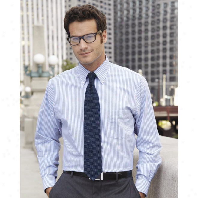 Van Heusen Protracted Sleeve Oxford Shirt