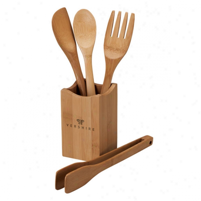 Vierge - Bamboo Kitchen Utensil Set