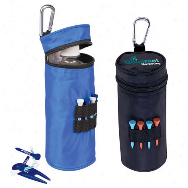 Water Bottle Cooler With Tees - 2-1/8" Tee