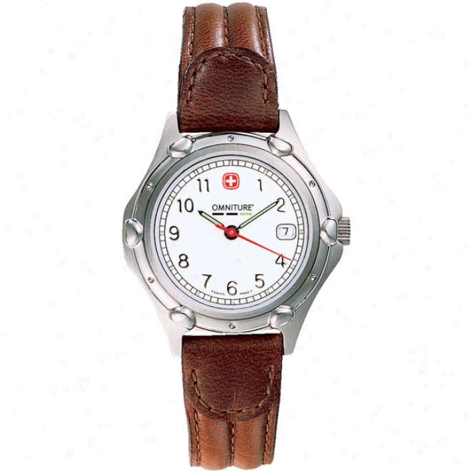 Wenger WomensS tand Issue Brown Bind  Watch